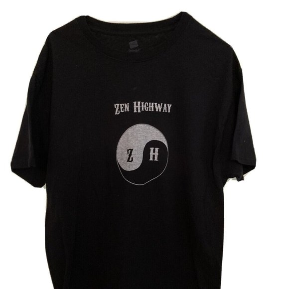 VINTAGE Zen Highway Band T- Shirt Men’s Large - Picture 1 of 2